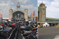 Harleyáře v Praze připomínají už jen letáky a plakáty: Uklízet se na Výstavišti ale bude ještě v úterý