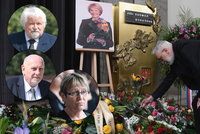 Pohřeb první dámy české justice (†88): Loučili se s ní Pithart, Šabatová či Rychetský