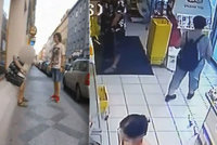 VIDEO: Zběsilý útěk na Andělu: Policisté a ostraha honili ozbrojeného zloděje, ukradl kosmetiku