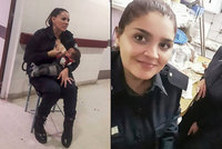 Policistka hrdinka: V nemocnici se nechtěli postarat o podvyživené dítě, tak ho sama nakojila