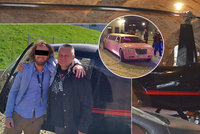 Vrtulník smrti pilotoval bohatý kamarád Kajínka! Růžovou limuzínou vjel na Karlův most