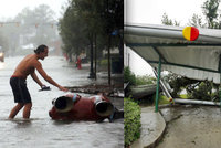 Hurikán pustoší USA: Zaplavené ulice, zničené domy. Bez proudu je 400 tisíc lidí