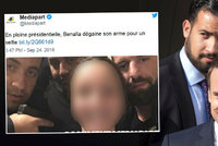 Macronův „milenec“ má další průšvih: Číšnici mířili pistolí s kumpány na hlavu