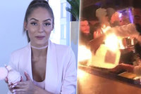 Nové VIDEO zachytilo brutální popálení Týnuš Třešničkové ve slavném baru: Kdo první začal hasit?