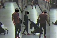„Táta“ (21) s kočárkem v metru na Jiřáku napadl cestujícího: Byl opilý, hrozí mu tři roky vězení