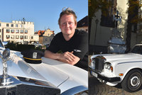 Milan Koubek (33) z Tábora vlastní raritu: Má šestikolový Rolls-Royce!