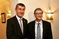 Babiš se sešel v Bruselu s Billem Gatesem. Počítačového mága pozval do Prahy