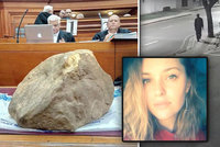 Mrazivé foto od soudu: Tímto 37kilovým kamenem zabili krásnou Hannu (†21)! Předtím ji brutálně znásilnili