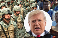 Trump vysílá na hranice tisíce vojáků kvůli migrantům. Neziskovky zuří