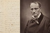 Baudelairův dopis o sebevraždě se vydražil za šest milionů. I když se jen pořezal
