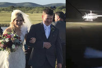 Slavili svatbu, teď chystají pohřeb: S novomanželi se po obřadu zřítil vrtulník