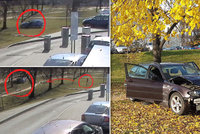 Šokující video z Brna: Řidičce ujel auťák do parku! Druhá si spletla brzdu a plyn