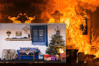 Hasiči varují: Za dvě minuty je „hotovo“! Tohle doma o Vánocích určitě nedělejte!