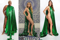Hit internetu: Obyčejné ženy si sexy oblékly šaty Jennifer Lopez