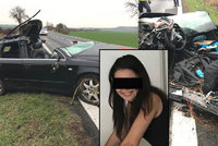 Při nehodě u Poděbrad vyhasly 3 životy: V Audi smrti seděla i motorkářka Petra!