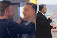 „Diktátor“ Orbán pózoval s Chuckem Norrisem, pak dorazil za Babišem. Zatápí mu v EU