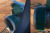„Lidé křičeli v panice.“ Letadlu z Las Vegas se ve vzduchu odkryl motor