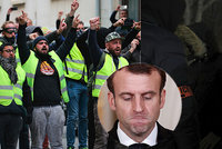 Macron dál ustupuje: Prezident se podvolil žlutým vestám i požadavkům policie
