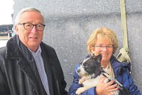 Nejen první dámy, EU má i svého prvního psa. Juncker adoptoval křížence teriéra