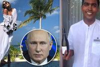 Putinova krásná kmotřenka si užívala na Maledivách. „Černý otrok“ byl už ale moc