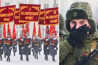 Přehlídka v -18°C. Petrohrad uctil oběti nacistické blokády včetně Putinova bratra
