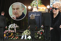 Pohřeb Luďka Munzara ONLINE: Hlaváčová nepřišla ani na druhý, tajný obřad