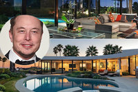 Elon Musk prodává svou vilu: Za 103 miliony se čtyřmi ložnicemi, bazénem a technickými vychytávkami