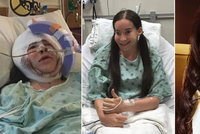 Ivanka bez půlky tváře se probudila po operaci. „Je to největší bojovnice,“ říká její sestra