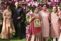 Svatba syna nejbohatšího muže Asie: V indickém oblečení dorazil i Tony Blair a šéfové světového byznysu