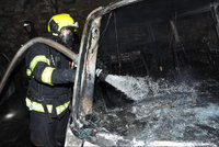 »Žhavá« noc pražských hasičů. K požárům vyjížděli do Řeporyjí a Braníka, na Výtoň i na Žižkov