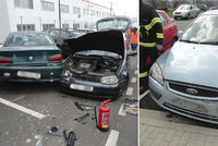 Řidič nedal přednost a způsobil nehodu: Zrušil celkem sedm aut!