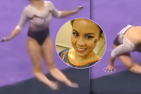 Příšerné video jen pro otrlé: Gymnastka si při špatném dopadu přerazila obě nohy! Kariéra pro ni skončila