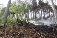 Na Moravě, Vysočině i části Čech hrozí do pondělí požáry. Pak už sprchne