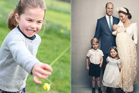 Malý andílek princezna Charlotte slaví 4. narozeniny: Hrdá Kate sdílela hravé snímky