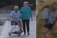 Důchodci bez končetin zabavili na letišti baterie do vozítka: Musel se plazit po zemi