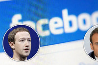 Macron chce větší dohled nad Facebookem: Zuckerberg plány vítá