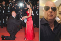 Český milionář, který v Cannes teatrálně žádal o ruku: Bručel ve vazbě, vinili ho i z vydírání