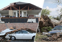 Michaelovi tornádo ve vteřině zničilo dům: Najednou jsem neměl střechu nad hlavou