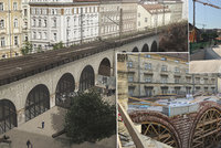 Místo garáží a skladů kavárny, bistra nebo start-upy. Oblouky Negrelliho viaduktu oživí pražský Karlín