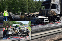 Na dálnici vypuklo po hromadné havárii ohnivé peklo: Vyžádalo si 6 mrtvých a 11 zraněných!