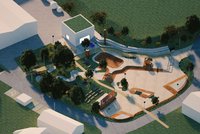 Skatepark, letní kino a parkour: Řeporyje představily návrh na nahrazení odkladiště