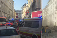 Masivním výbuch v centru Vídně má dvě oběti. Záchranáři našli tělo mladého muže