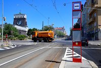Na Vinohradskou se vrací tramvaje: Rekonstrukce není konečná, pokračovat bude za dva roky