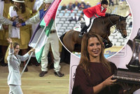 Uprchlá princezna a hvězda olympiády? Kvitové předávala pohár v Dubaji