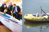 Zemanův gumový člun marně čeká v koutě. Kačenku má prezident v Lánech