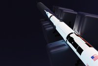 Apollo 11 po 50 letech znovu startuje! Videomapping na Žižkovskou věž připomíná památný okamžik