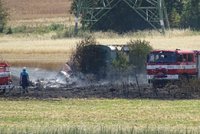 V Kopči na Mělnicku hořela maringotka: Po uhašení v ní našli tělo!