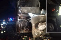 Autobus s Čechy zachvátil v Itálii požár: Přišli jsme o všechno, pláče cestující