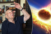 Zničí Zemi asteroid? „Třeba už letí,“ říká slavný český 100letý astronom