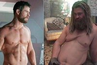 Co se stalo s Thorem? Chris Hemsworth vyměnil svaly za panděro!
